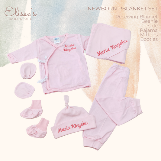 Personalized Baby Newborn RBlanket set