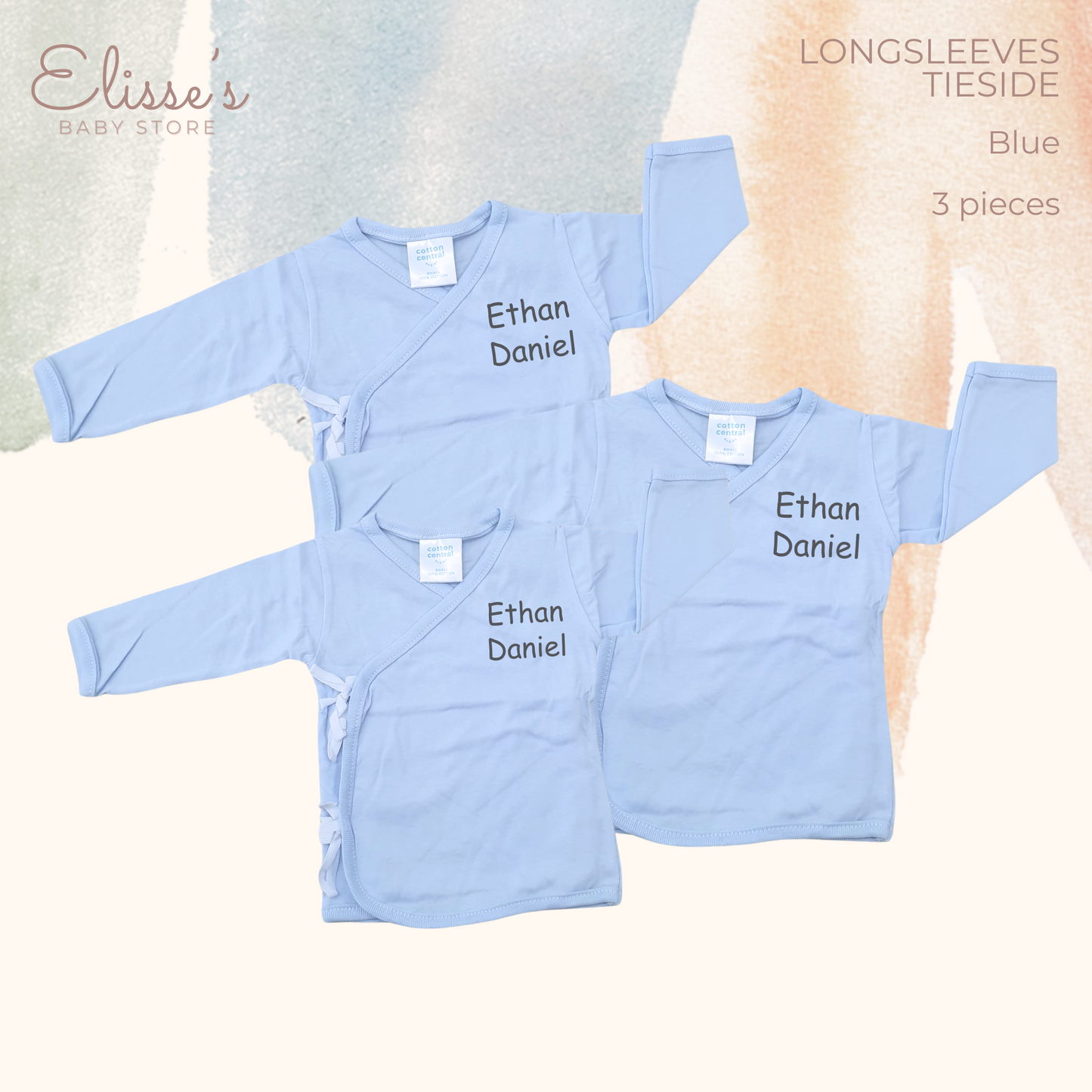 Personalized Baby Longsleeve Tieside