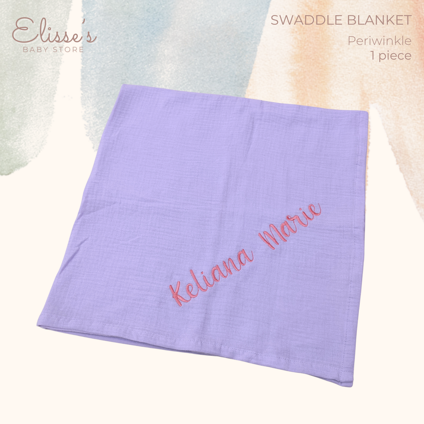 Personalized Baby Swaddle Blanket