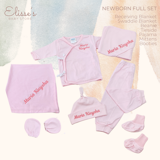 Personalized Baby Newborn Full Set