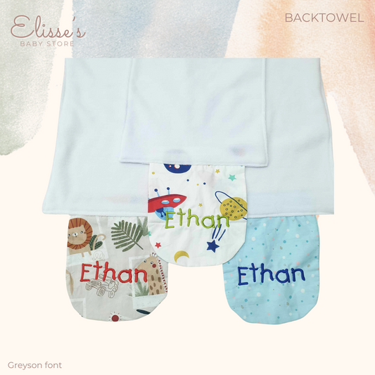 Personalized Baby Backtowels