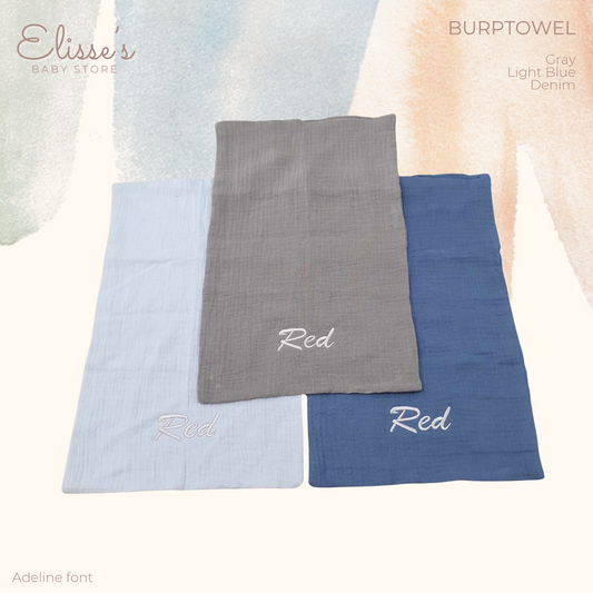 Personalized Burptowel or Multi-purpose towel