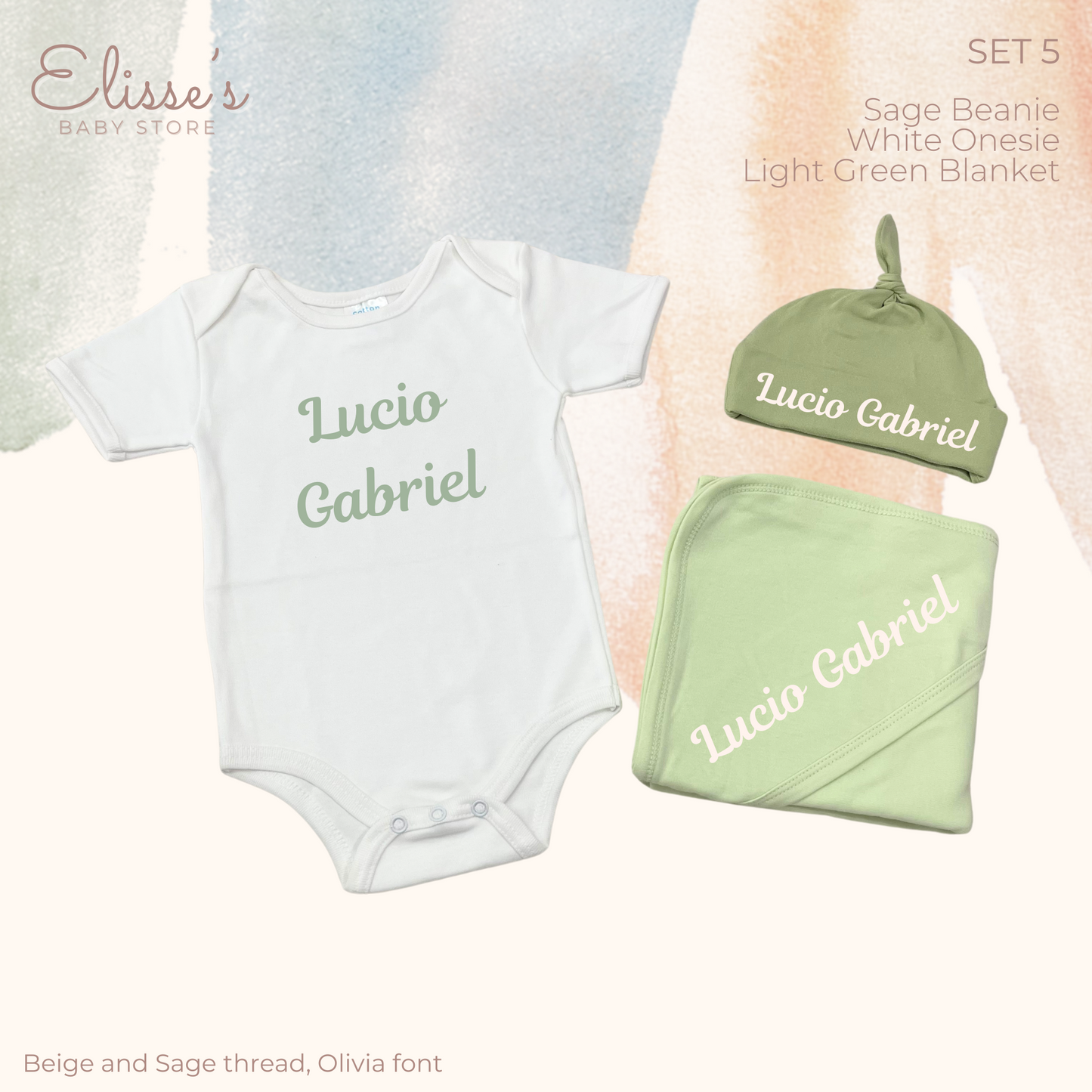 Personalized Baby Set 5